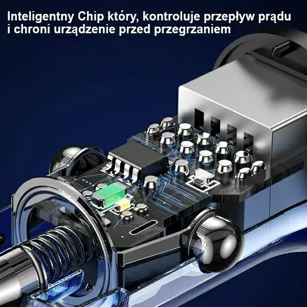usams CC162 3A 2x USB‑A автомобильное зарядное Photo 4