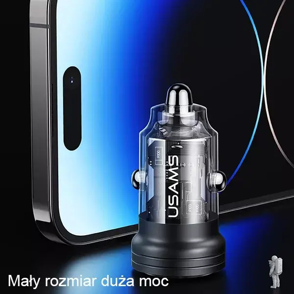 usams CC175 45W USB + USB‑C зарядное Photo 4