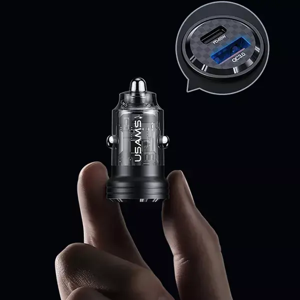 usams CC175 45W USB + USB‑C зарядное Photo 11