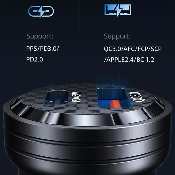 usams CC175 45W USB + USB‑C barošanas adapteris Photo 6