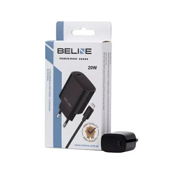 Beline 20W USB-C PD 3.0 lādētājs ar Lightning kabeli Photo 3