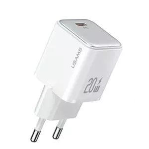 USAMS Ład. siec. 1xUSB-C PD20W (tikai galva) PD3.0 Fast Charging biały|white X-ron Series CC183TC02 (US-CC183)