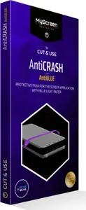 Ekrāna aizsargstikls MyScreenProtector MS CUT&USE antiCRASH antiBLUE 4.0 priekš 6,5 collu ekrāniem