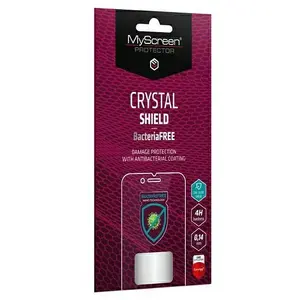 Screen protector MyScreenProtector for Samsung Galaxy Tab Active Pro (T545) — CRYSTAL BacteriaFREE, black, full glue