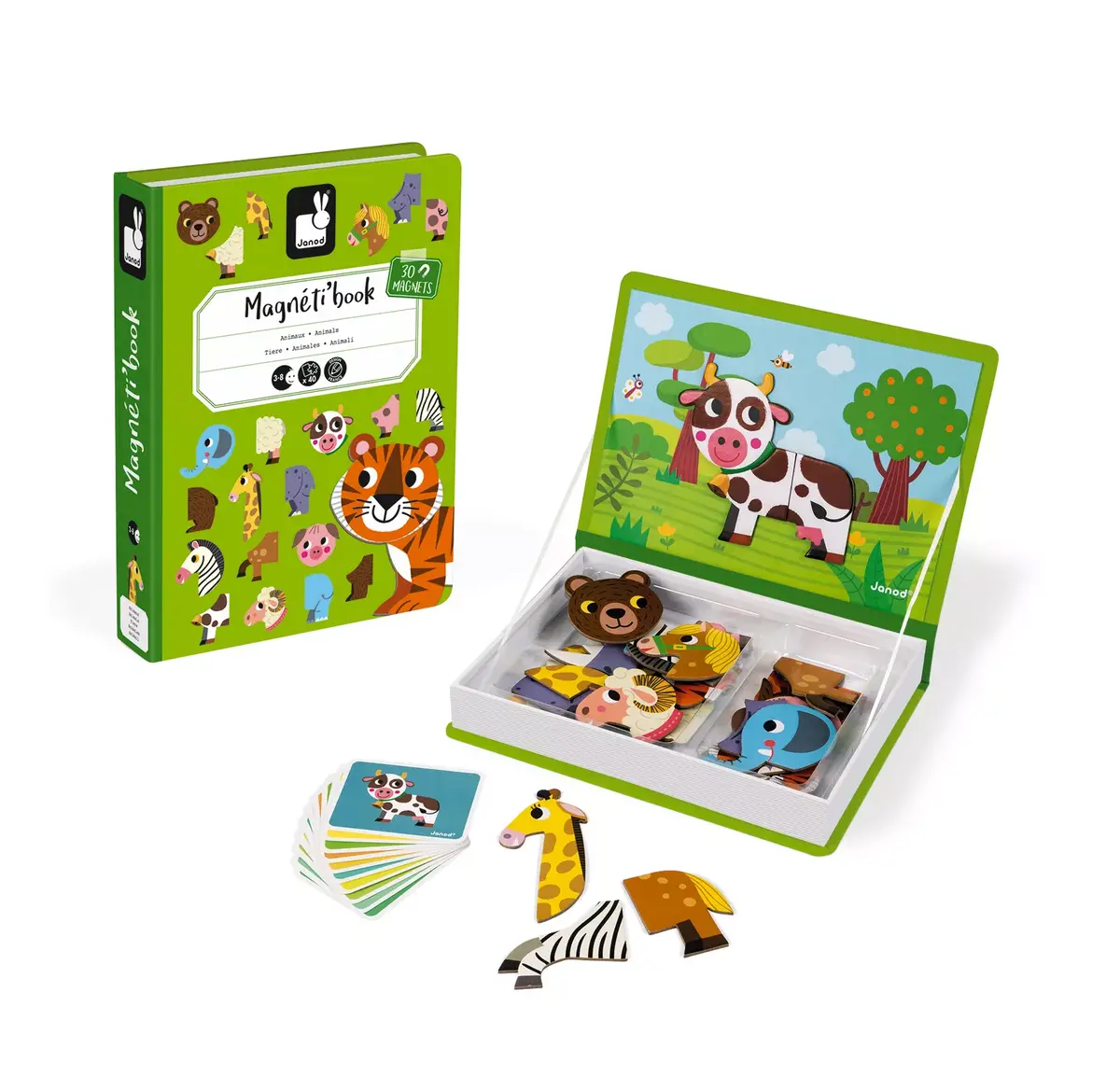 Магнитная книга JANOD Animals Magneti'book Photo 3