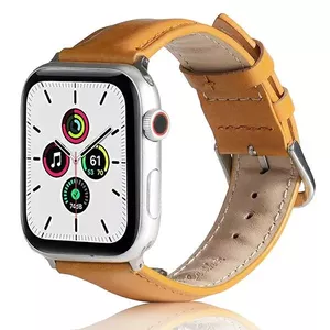Beline leather strap for Apple Watch 38/40/41 mm — light brown
