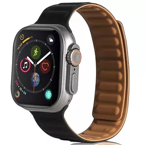 Ремешок Beline магнитный для Apple Watch 42/44/45/49 мм, чёрный