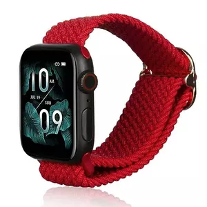 Текстильный ремешок Beline для Apple Watch 42мм, 44мм, 45мм, 49мм, красный