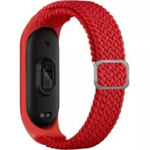 Текстильный ремешок Beline для Mi Band 7/6/5, красный