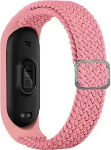 Тканевый ремешок Beline для Mi Band 7/6/5 — розовый
