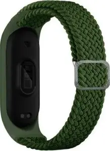 Beline replacement textile strap for Mi Band 7/6/5 — green