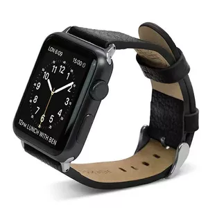 Siksniņa X-Doria Lux Apple Watch 38|41mm melna|melna 23821