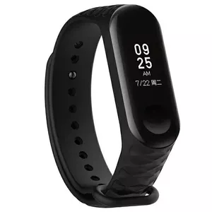 Сменный силиконовый ремешок Beline для Xiaomi Mi Band 7, 6 и 5, черный