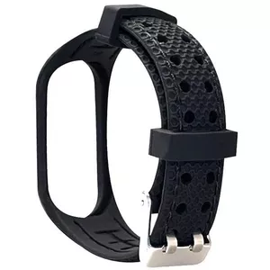 Ремешок Beline для Mi Band 3/4 — черный — силиконовый браслет для фитнес-трекера