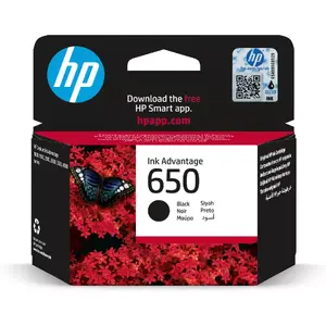 Картридж HP No.650 оригинальный чёрный, пигментные чернила, 6.5 мл, стандартная ёмкость