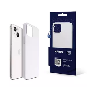 Apple iPhone 15 - 3mk Hardy Silicone MagCase Silver-White