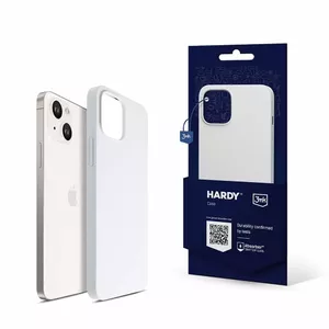 Чехол 3MK HARDY для мобильного телефона iPhone 15 Силиконовый MagCase Серебристо-белый