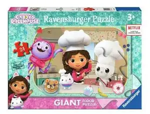 Ravensburger puzle 24 gabali Gigant Koci Domek Gabi – 24 elementi, liels formāts, bērnu puzle