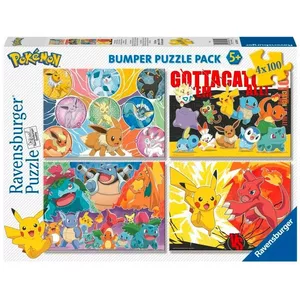 Пазл Ravensburger Puzzle 4 x 100 элементов 05651 Pokémon — 4 пазла по 100 элементов