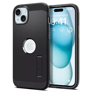 Чехол Spigen Tough Armor MagSafe для iPhone 15 Plus, черный