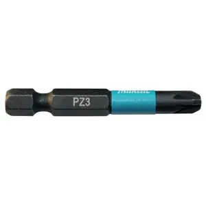 Screwdriver bit set Makita B-63769 — 2 pcs, Pozidriv PZ3, 50 mm