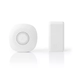 Nedis DOORBK240CWT Wireless Doorbell Kit White 80 dB 150 m Range