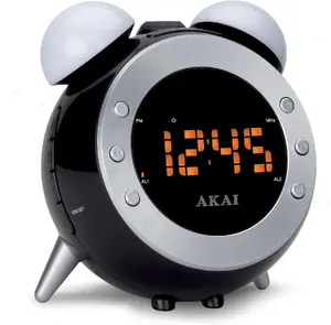 Alarm clock radio AKAI AR280P — compact bedside radio alarm with built-in tuner