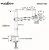 Monitoru statīvs Nedis MMSIS110BK Photo 14