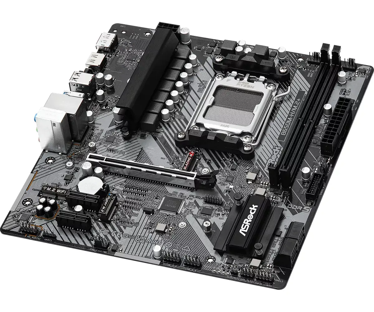 Mātesplate ASRock B650M-H/M.2+ microATX Photo 3