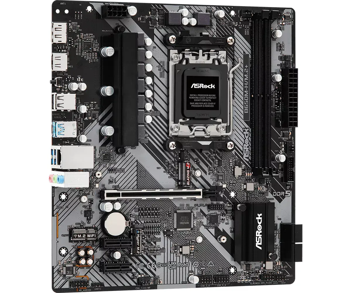 Mātesplate ASRock B650M-H/M.2+ microATX Photo 4