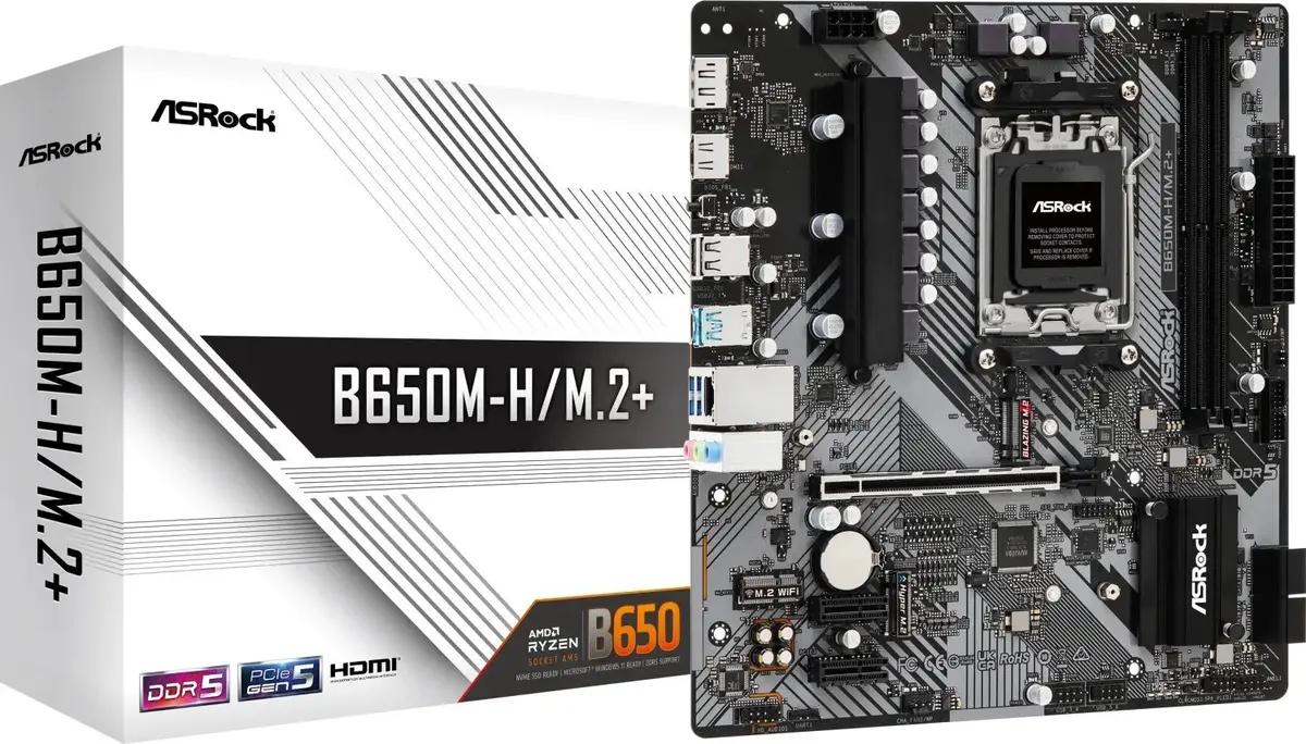 Материнская плата ASRock B650M-H/M.2+ microATX Photo 6
