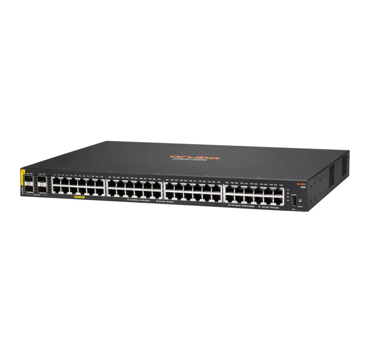 Управляемый коммутатор Aruba 6100 48G Class4 PoE Photo 2