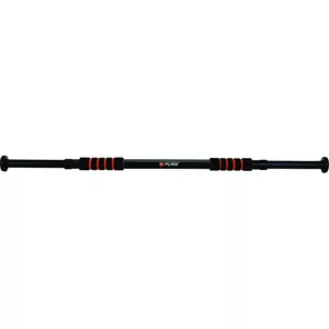 Pure2Improve Door Gym Bar Black/Red, Steel/Foam