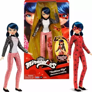 Orbico Miraculous Marinette / Biedronka — fashion flip lelle ar maināmu tērpu