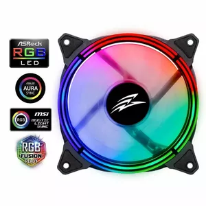 120mm ARGB Ring Slave Fan Evolveo 12RS for PC cooling, 120×25 mm, 3-pin connector