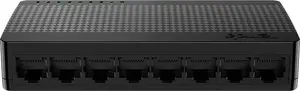 Tenda SG108M nevadāms gigabitu Ethernet tīkla komutators ar 8 RJ-45 pieslēgvietām un 16 Gbit/s komutācijas jaudu