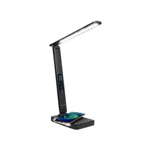 Table Lamp BLOW Wireless Charging Pad + DESK LAMP LB13 — wireless charging pad and LED desk lamp