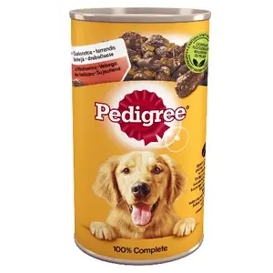 Pedigree 5900951015854 suņu mitrā barība Liellopu gaļa Pieaudzis suns 1,2 kg