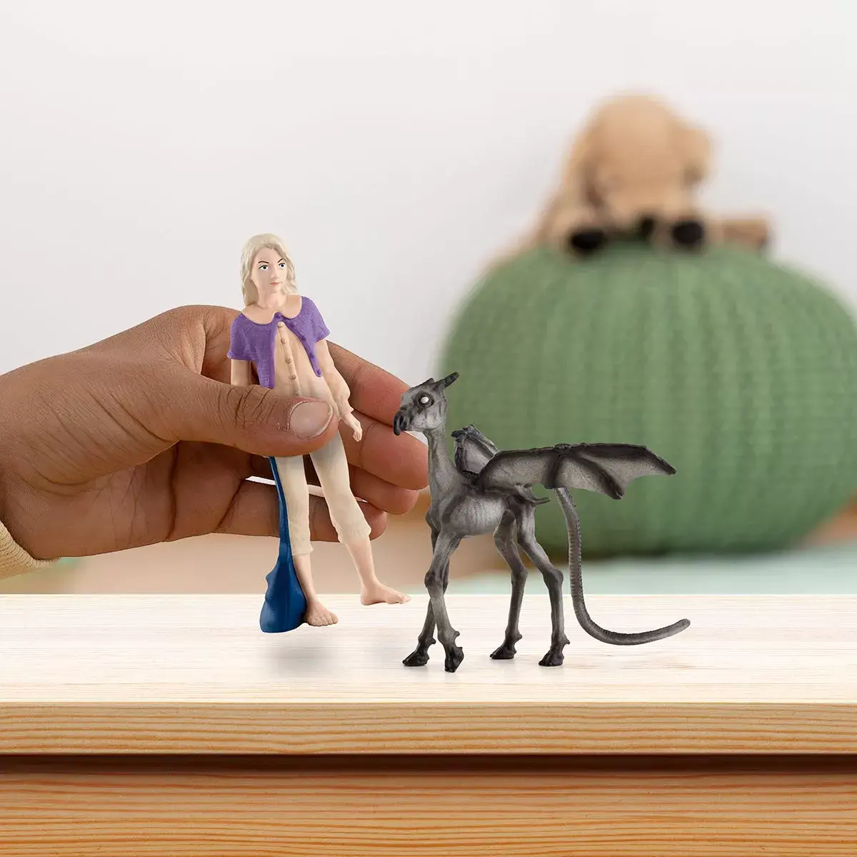 Figure Schleich Luna Lovegood & Baby Thestral Photo 2
