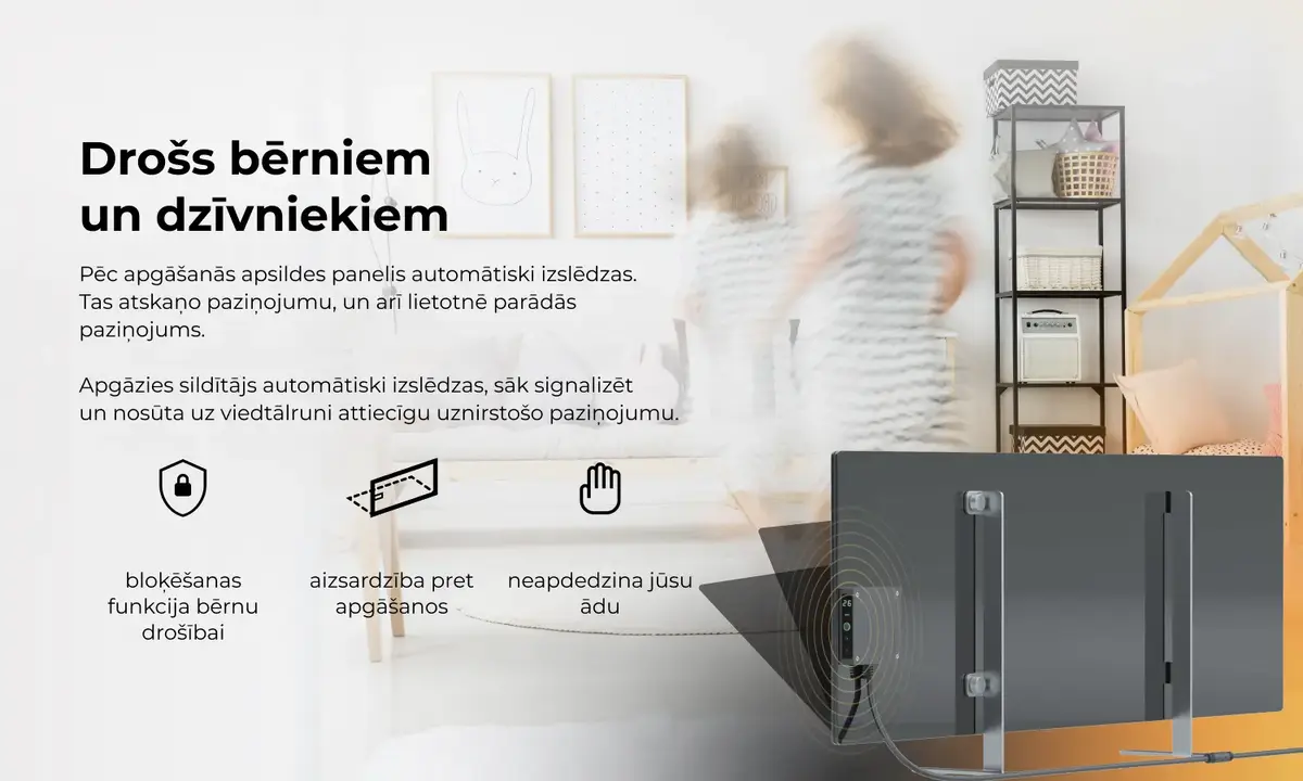 Инфракрасный электрообогреватель AENO AGH0003S,  Белый Photo 12