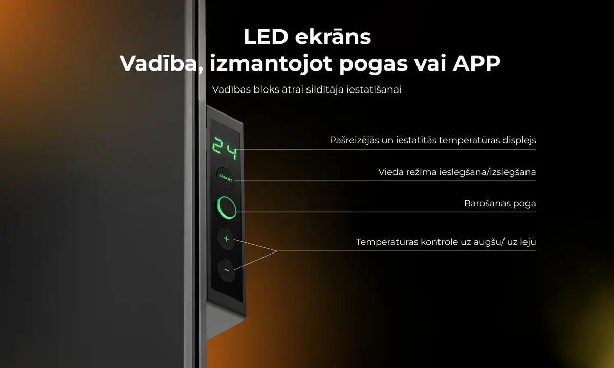 Инфракрасный электрообогреватель AENO AGH0003S,  Белый Photo 14