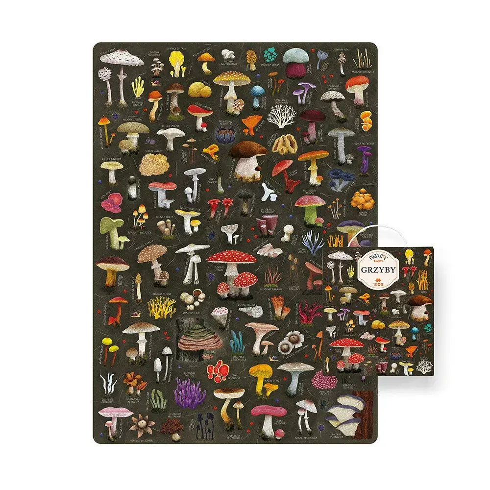 Puzle CzuCzu Puzzlove Mushrooms 1000 gab. Photo 3