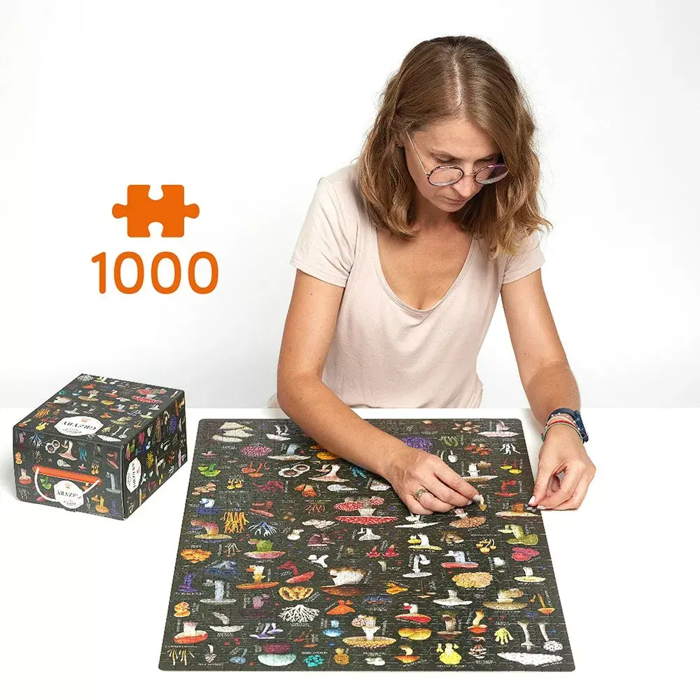Puzle CzuCzu Puzzlove Mushrooms 1000 gab. Photo 5