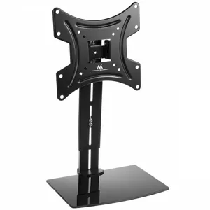 TV wall mount MACLEAN MC-451 with shelf and tilt adjustment, VESA 75x75–200x200 mm, up to 20 kg, for 15"–42" screens