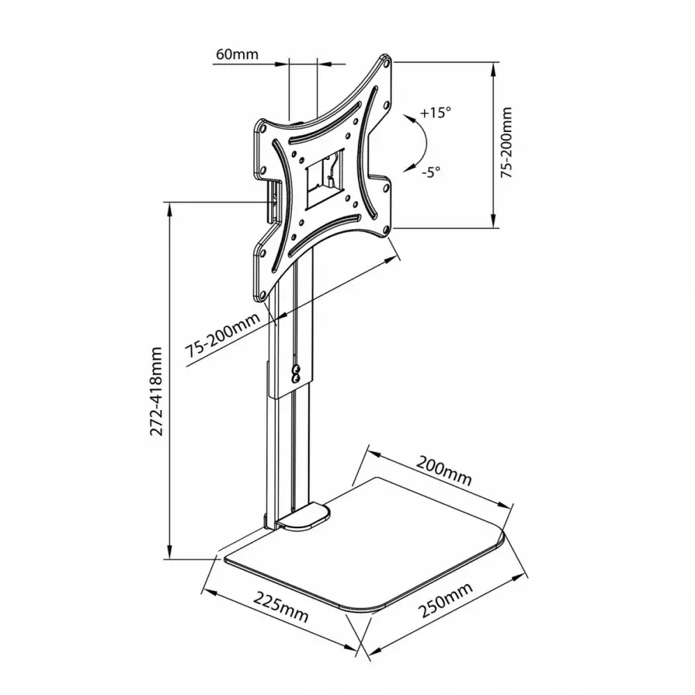 TV wall mount MACLEAN MC-451 Photo 8