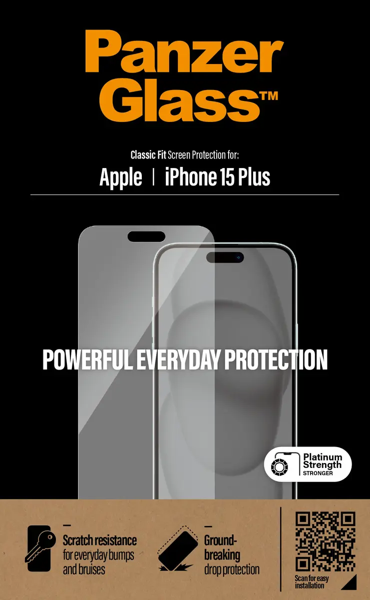 Защитное стекло PanzerGlass Classic Fit для iPhone 15 Plus Photo 10