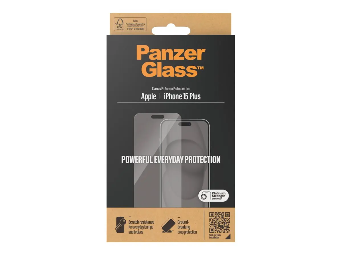 Защитное стекло PanzerGlass Classic Fit для iPhone 15 Plus Photo 9