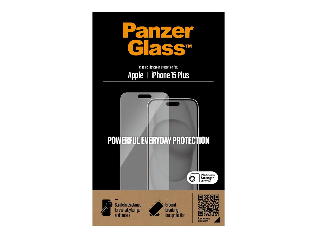 Защитное стекло PanzerGlass Classic Fit для iPhone 15 Plus Photo 15