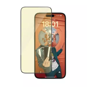 Защитное стекло PanzerGlass Eyecare для iPhone 15 Plus — Ultra-Wide Fit, ударопрочное, сухая установка