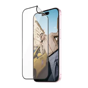 Защитное стекло PanzerGlass MATRIX с D3O для iPhone 15 — ультра-широкое PET прозрачное покрытие